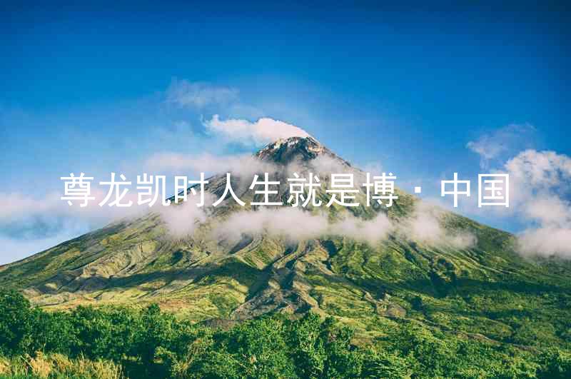 尊龙凯时人生就是博·中国